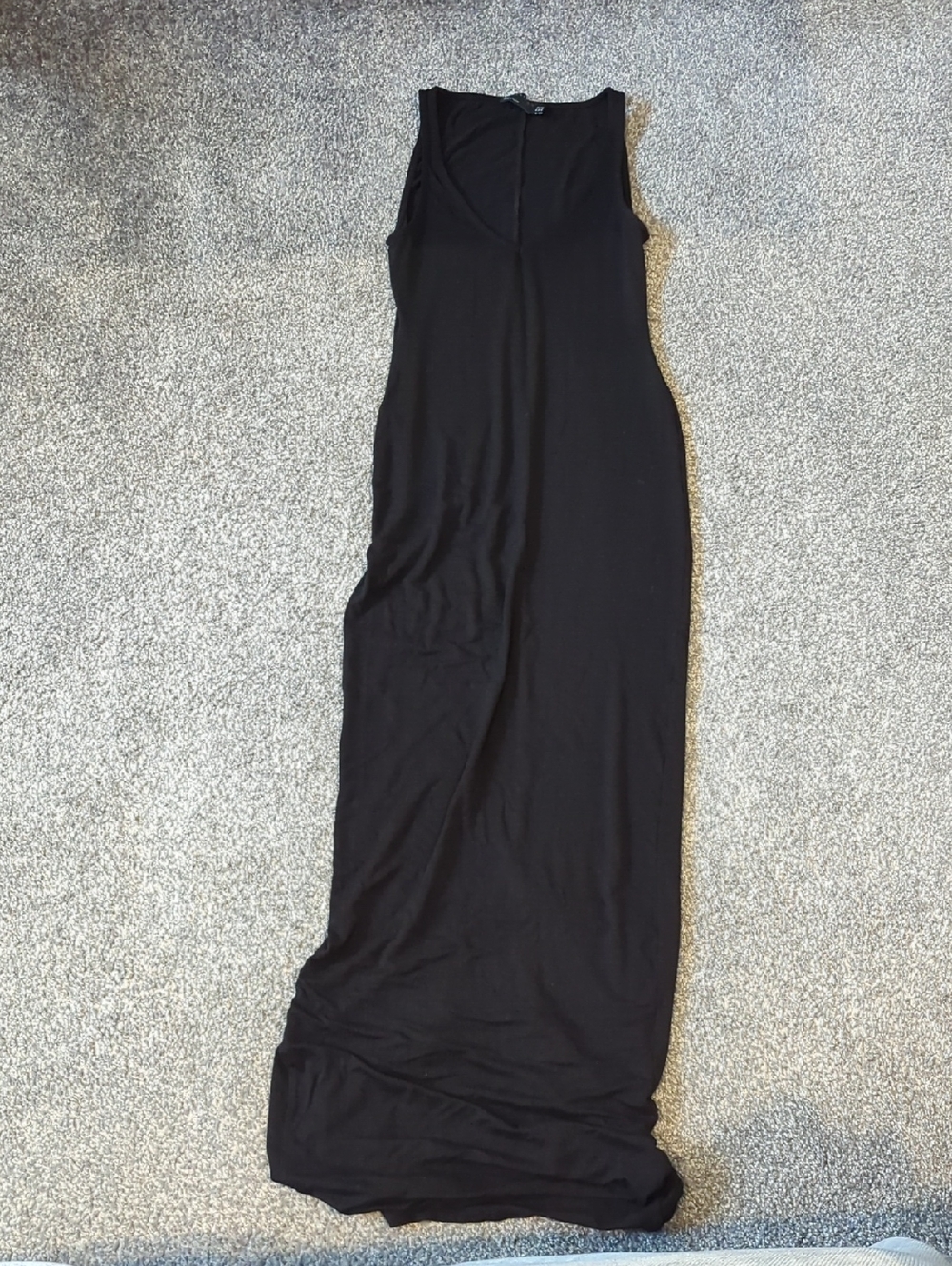 ASOS Petite Black Sleeveless Maxi Dress